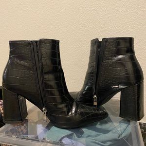 Chunky heel boots